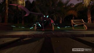 Shark and Dragon blowjob by dreamertooth