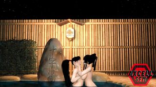 Nyotengu gets fucked by Futa Momiji