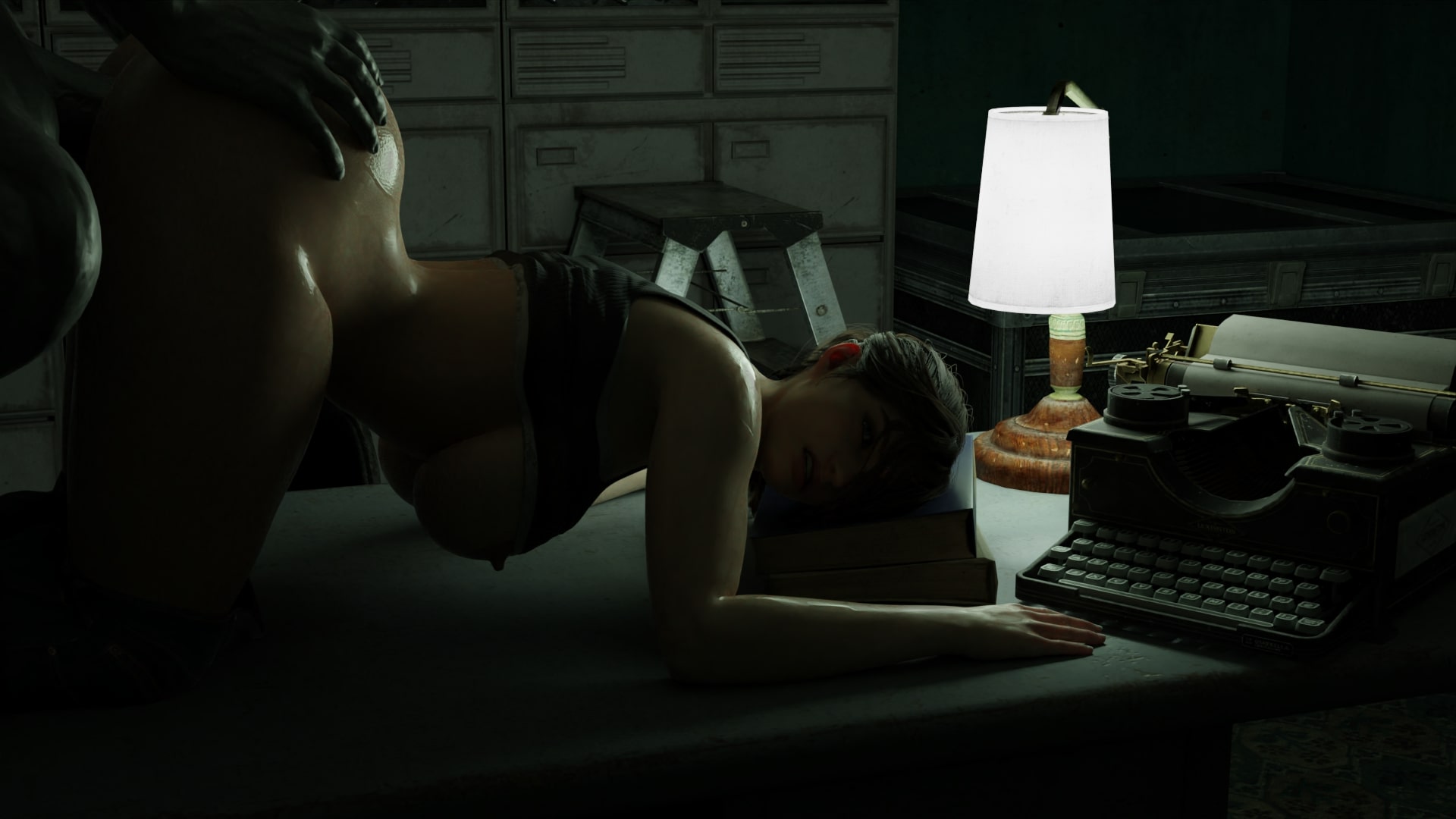 Claire Mr X Resident Evil 2