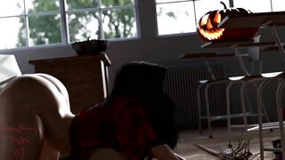 Sumthindifrnt - PAWG gets backshots in Halloween