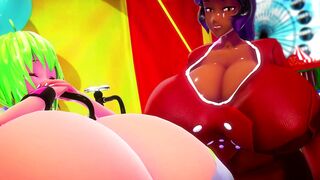 Imiku Imbapovi and Suki are doing body inflation fun