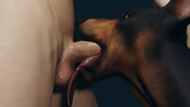 640px x 360px - Giving dog a deepthroat