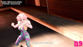 Mina and Ochacko vs Nomu