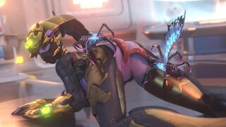 Widowmaker Penetrated by an Alien Species