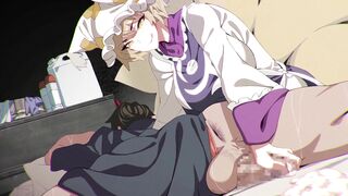 Ran Yakumo Milking in the Bed [buckethead ero]