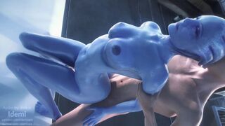 Liara T'Soni Standing Behind [Idemi]