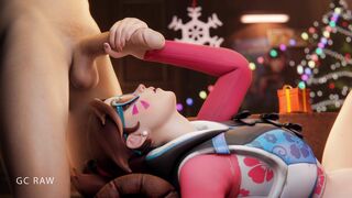 Dva Merry Christmas handjob