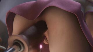 D.Va takes on 2 toys