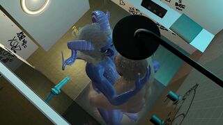 Shower sex with a demon