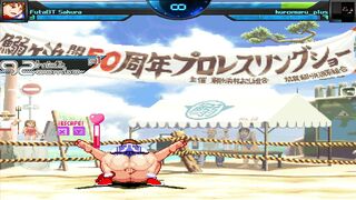 M.U.G.E.N Kuromaru Missionary Doggystyle Futa Sakura