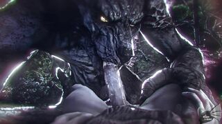 Werewolf blowjob - dragon-v0942