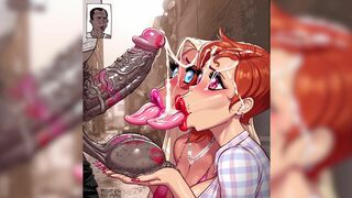 Fellatrix & Stickyspoodge - Cumshot Compilation 1