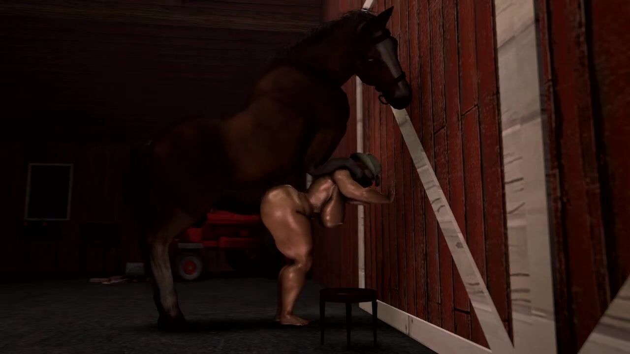 resident evil 3 remake Jill Valentine being fucked by a big horse