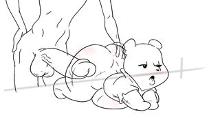 Pooh and Robin - Rough Animation