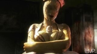 Bubble head nurse paizuri 6 (Silent Hill)