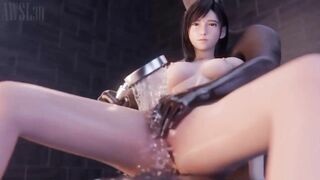 Tifa After-sex Shower [AWSL3D]