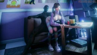 D.Va E-girl Bounce (Blacked) [Polished Jade Bel]