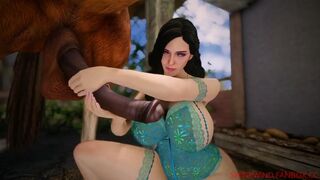 Yennefer Milks A Horse Cock [Shinewind]