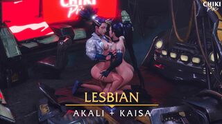 K/DA Lesbian Akali + Kaisa FULL