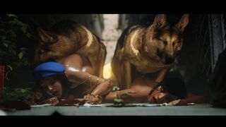 Ana Amari And Pharah Dog Power