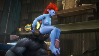 Zazi Big Tauren Cock Footjob [Noname55]