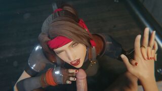 Jessie Rasberry Blowjob Facial [Red Lipstick] [Bulgingsenpai]