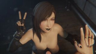 Tifa Lockhart Facial [Black Lipstick Topless][Bulgingsenpai]