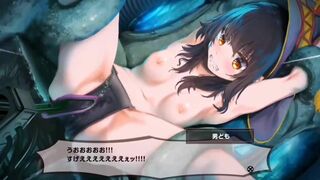 The one where Megumin is subjected to an endless come hell in a machine-rape erotic