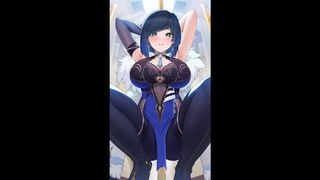 Yelan -  2 Phut Hon (Clothed | Nude) [fukuro ko (greentea)]