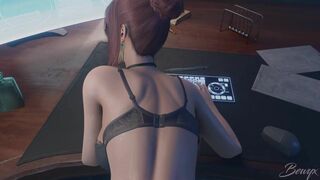 Primronse fucking in lingerie