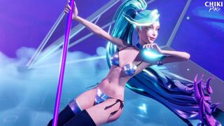 K/DA Seraphine POLE DANCE