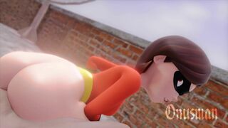 Helen Parr riding (The Incredibles)