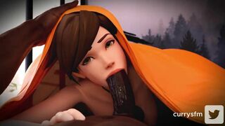 Tracer, tries her best to wake up Doomfist [Currysfm]