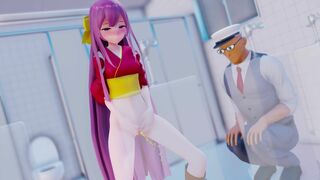 KhaoMMD Public bathroom Pee voyeur