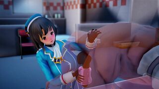 KhaoMMD Gloves blowjob 2