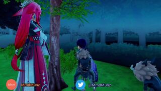 Raiden & Yae sex Hilichurl