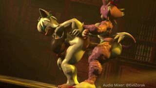 WereBlaze x WereRogue in a Sticky situation