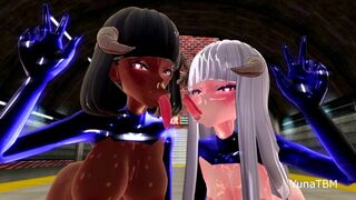 【MMD R-18】Dynamite【Chocolate & Vanilla】
