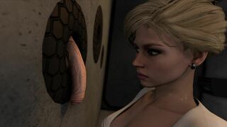 Cassie Cage - Glory Hole blowjob [VGamesRy]