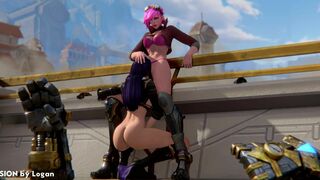 Vi + Caitlyn Lesbian