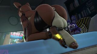 Scarlet Self Footjob - FNAF