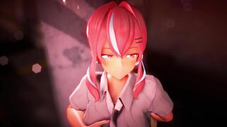 KyaroMMD Public bathroom