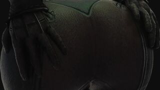 Tali Al Ghul shaking ass