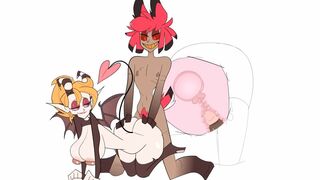 Alastor Gettin Spicy [Monstrousfrog]