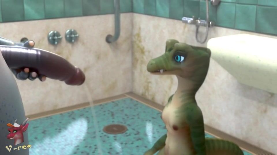 Anthro Dinosaur Porn - Wet Dinosaur [velocirection]