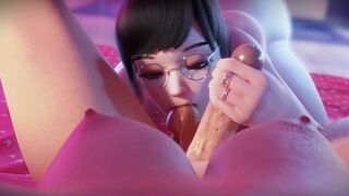 Brigitte  And D.Va [Thefastestgman]