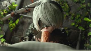 Yorah 2B Blowjob [Kaogum]