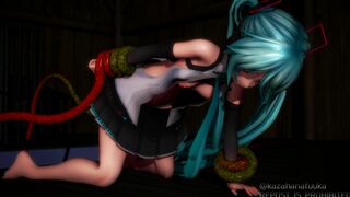 FukaMMD Miku Tentacle Forced