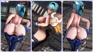 【MMD原神 】Eula - Phone Number 「紳士向け」