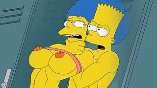 Marge And Bart In The Gym [Nikisupostat][1080p]